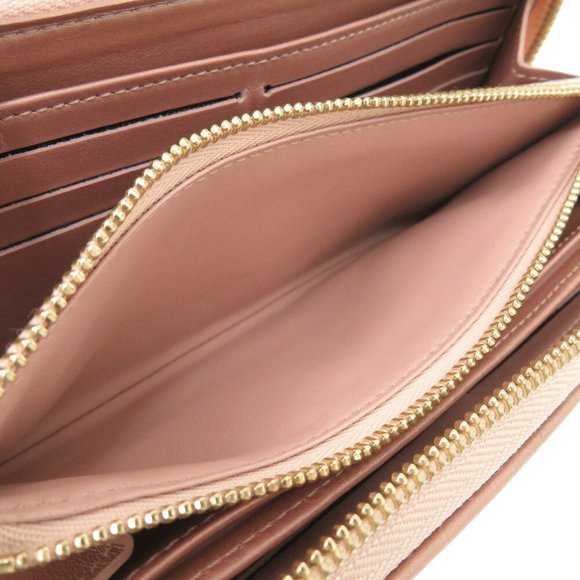 Louis Vuitton Monogram Embossed M81708 Lambskin Rose Gold Long Wallet Pink LV... - Picture 7 of 8